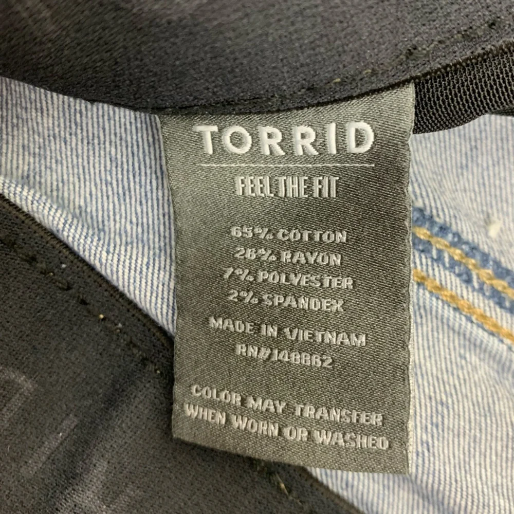 Torrid Women’s High-Rise Bombshell Skinny Stretch Deconstructed Size 24 R - Picture 11 of 16